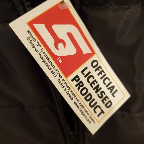 Snap on tools puffer style padded vest. Nwt - Picture 6 of 7